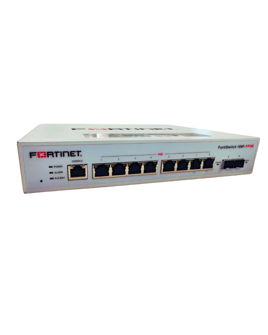Switch Hikvision PoE Industrial FS-108F-FPOE | 8 Puertos Gigabit | 4 Puertos PoE+ | IP30 | 65W | Para Cámaras de Seguridad