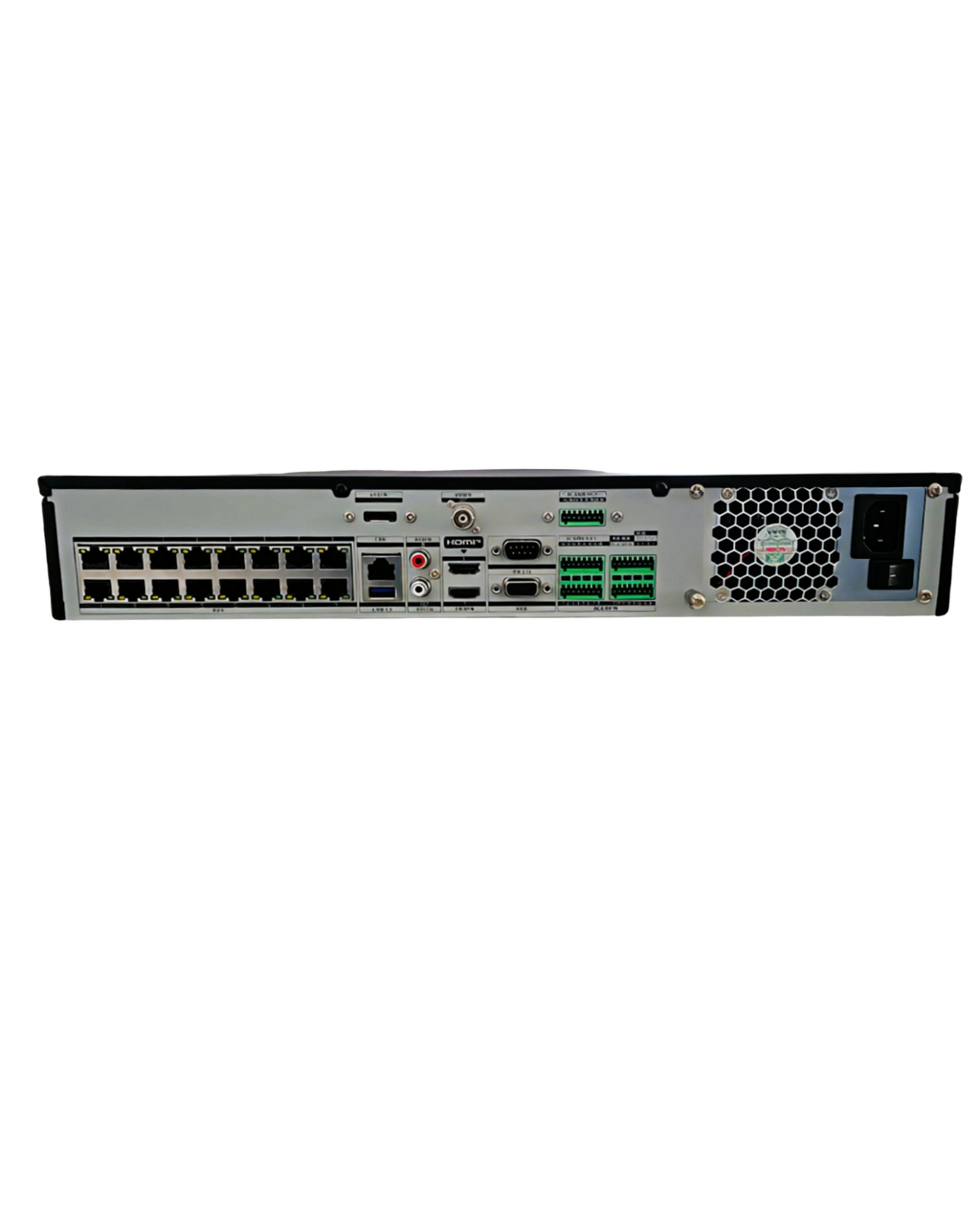 NVR Hikvision DS-7616NI-M4/16P | 16 Canales | 16 Puertos PoE Integrados | 4K H.265+ | Analítica Básica