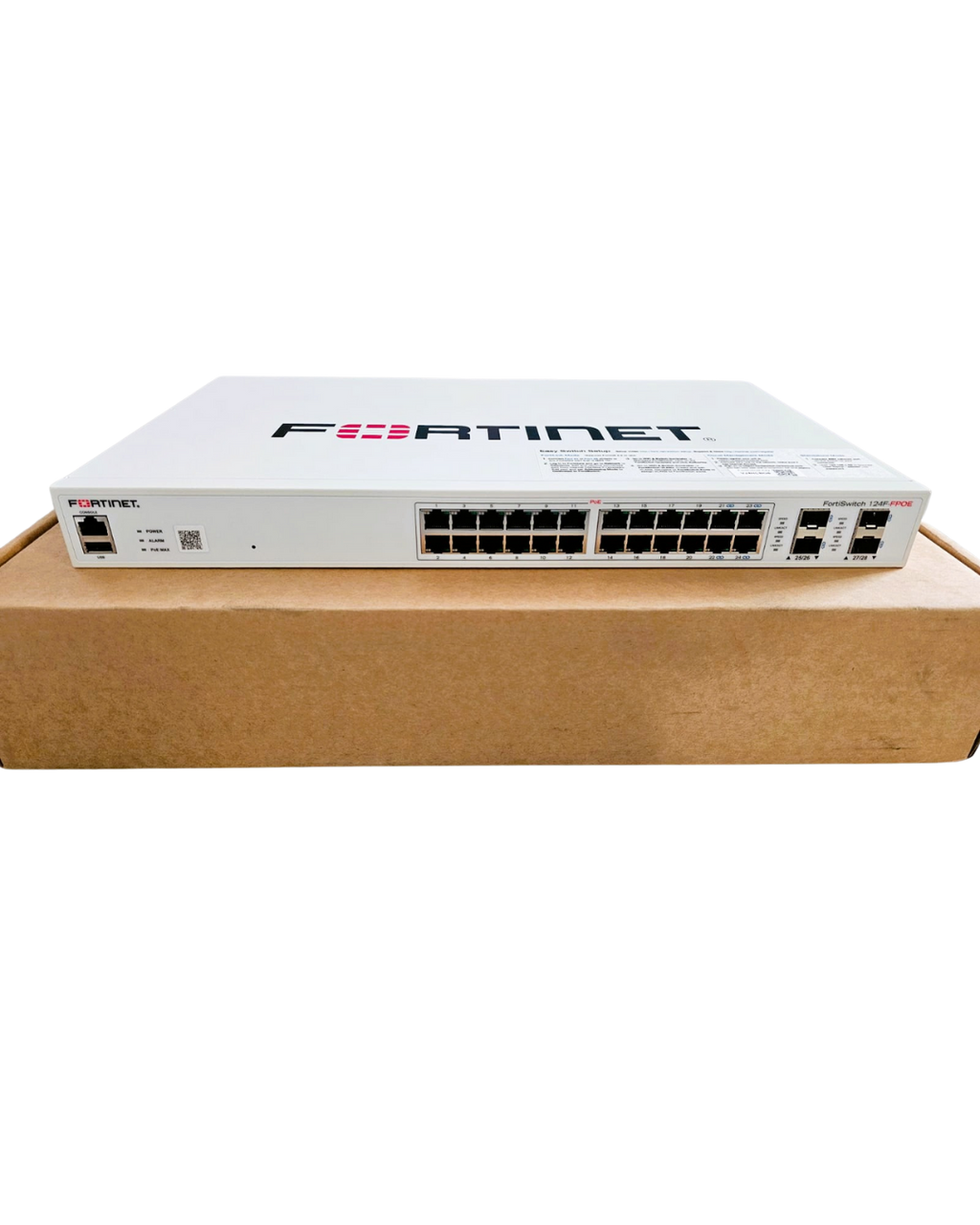 Switch de Seguridad con PoE+ Fortinet FS-124F-FPOE