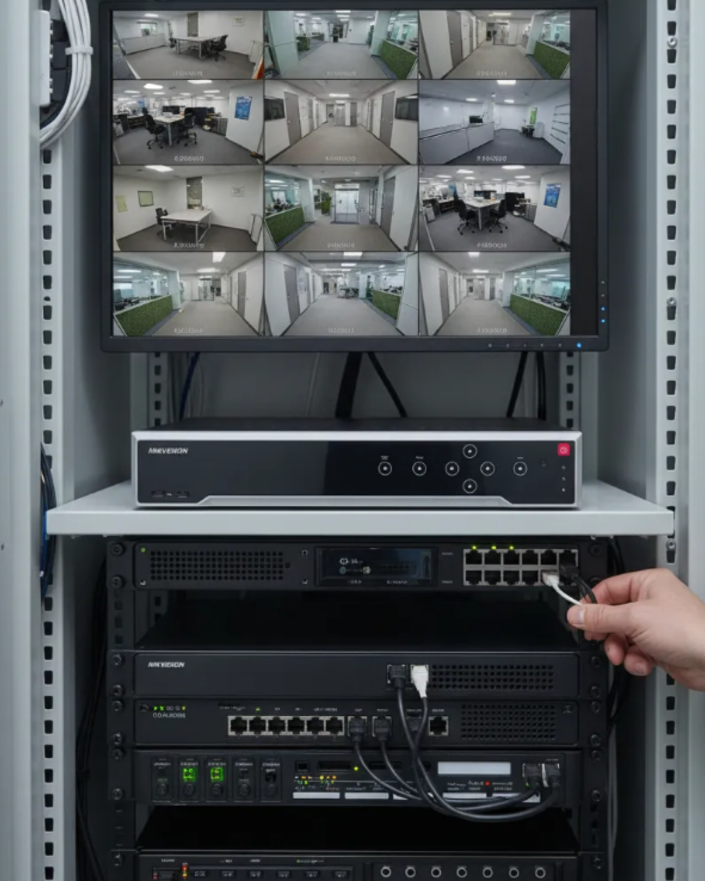 NVR Hikvision DS-7616NI-M4/16P | 16 Canales | 16 Puertos PoE Integrados | 4K H.265+ | Analítica Básica