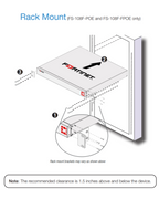 Switch Hikvision PoE Industrial FS-108F-FPOE | 8 Puertos Gigabit | 4 Puertos PoE+ | IP30 | 65W | Para Cámaras de Seguridad