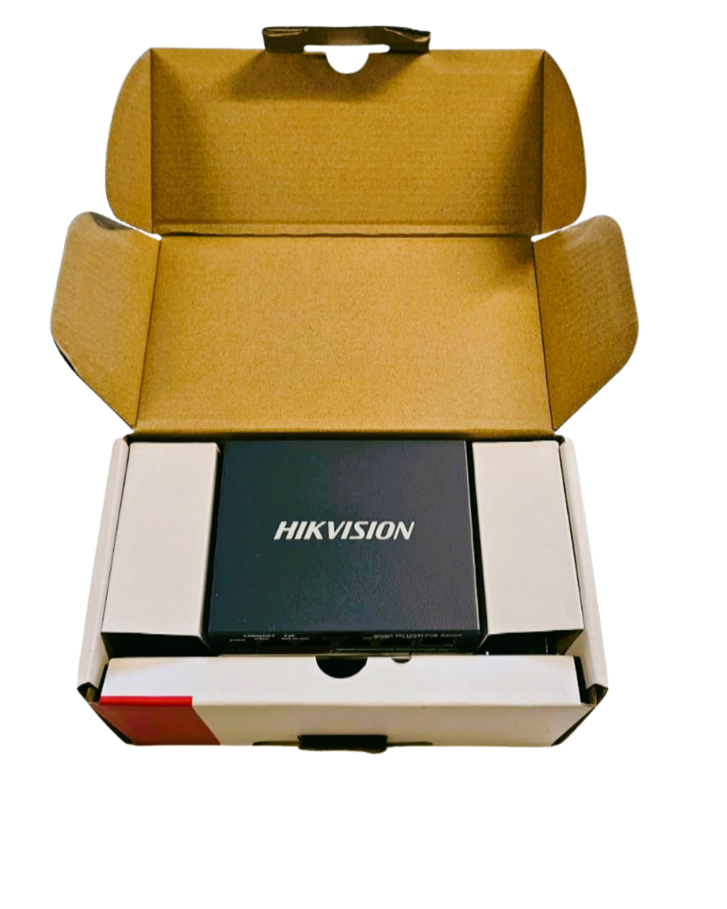 Switch Hikvision DS-3E1105P-EI V2 | 5 Puertos Gigabit | 4 Puertos PoE+ | Gestión Web | Para Cámaras de Seguridad