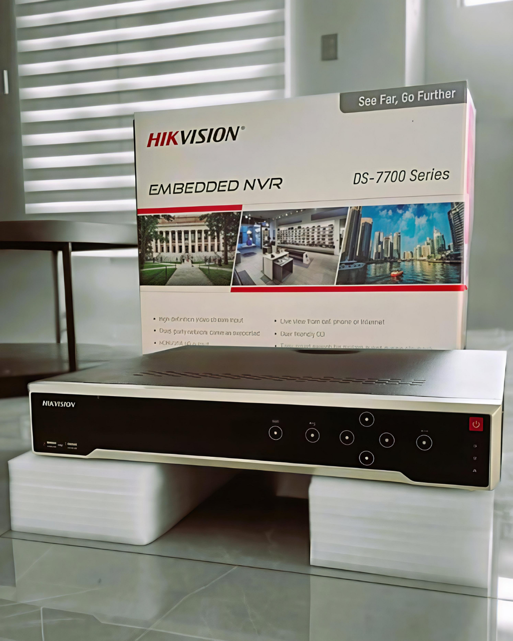 NVR Hikvision DS-7616NI-M4/16P | 16 Canales | 16 Puertos PoE Integrados | 4K H.265+ | Analítica Básica